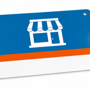 Plaque de signalisation magasin UV